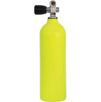 13 cubic ft Aluminum Tank with Pro Valve - Yellow - TK-XAL13YL - XS SCUBA
