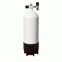 Steel 230 Bar Left expandable valve inclusive 2nd Outlet - 15 L - TK-AS16116624 - AZZI
