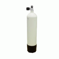 Steel Single 230 Bar with Mono G5/8 Valve - 7 L - TK-AS16116635 - AZZI