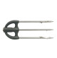Trident 3 points - 3 Stainless Steel Prongs with 2 movable Barbs - TR-SAA031N  - Salvimar (ONLY SOLD IN LEBANON)