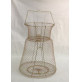 Galvanized Wire Fish Basket with support - WB002517SUX - AZZI Tackle