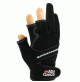 Professional Neoprene Stretch 3 Cut Gloves AMBASSADEUR - Black Color - 120202X - ABU GARCIA