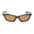 RVG-002B, Black Metallic Sporty Matte Combo Frame, Brown Lenses