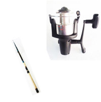 Telescopic Carbon " YUKON Composite 60 " Rod and LTi 480 FD Reel Combo - 2255-380 + 1121-480 - D.A.M