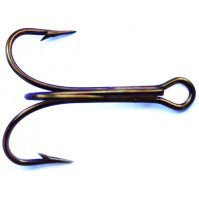 Classic Treble Standard Strength Hook - 1000 pieces in Carton Box - 3551BR - Mustad  