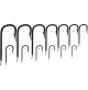 Round Bent Sea Hook- 100 pieces in a Carton Box - 912-DT -  Mustad  