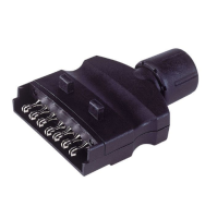 7 Pole Flat Plug - HL4921 - Hella Marine